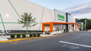 The exterior of the brand new, modern Publix Greenwood in East Nashville