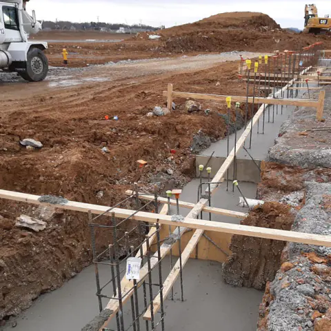 active construction site for new Publix at Windsong