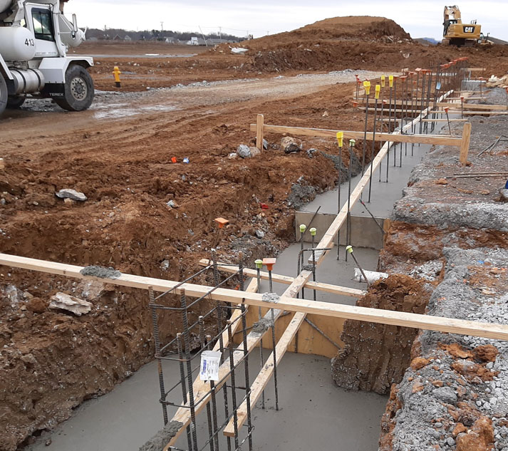 active construction site for new Publix at Windsong