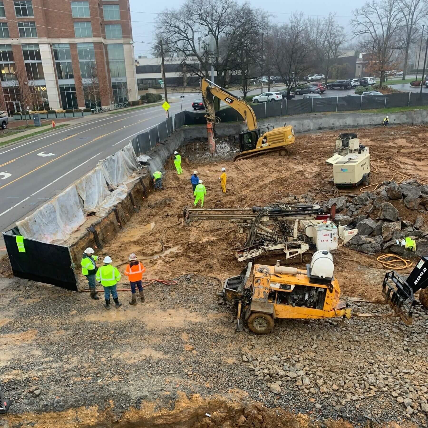 Crain Construction Work Site