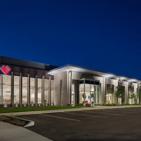 An exterior photo of the Southeast Venture headquarters building.