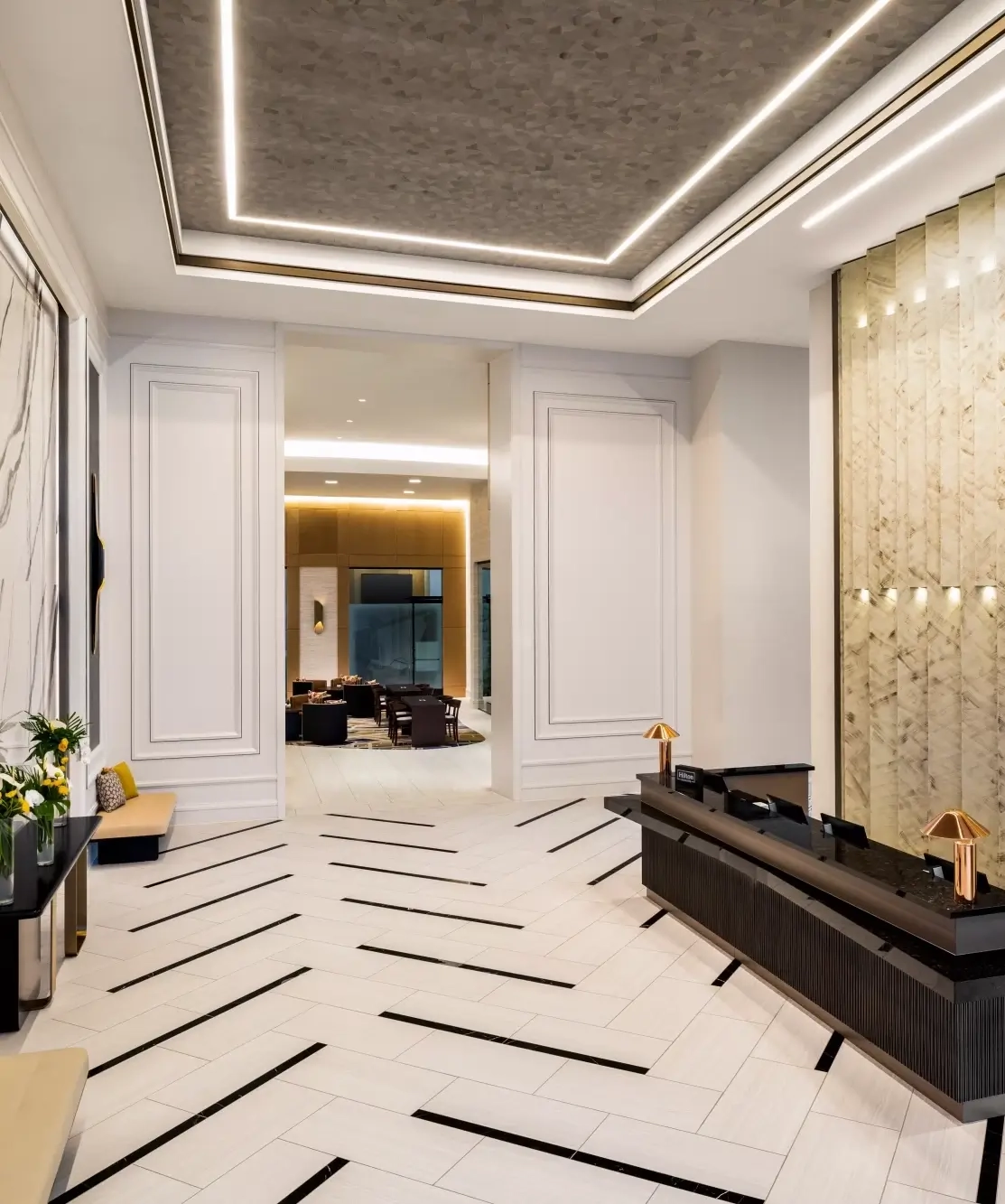 bna hilton hotel front desk