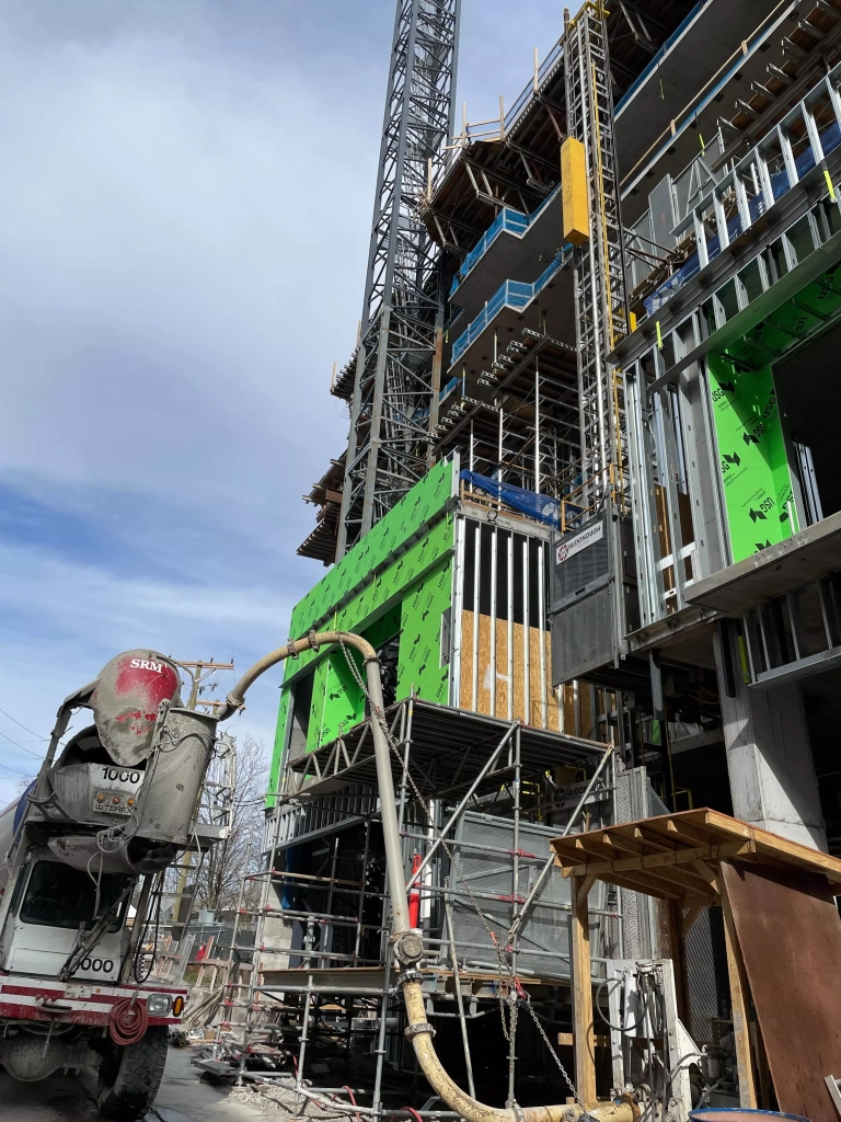 commercial building under construction in nashville