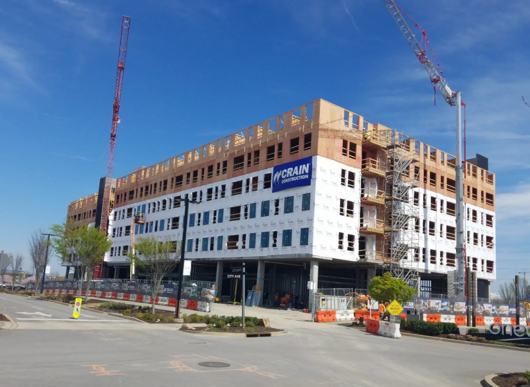 commercial building under construction