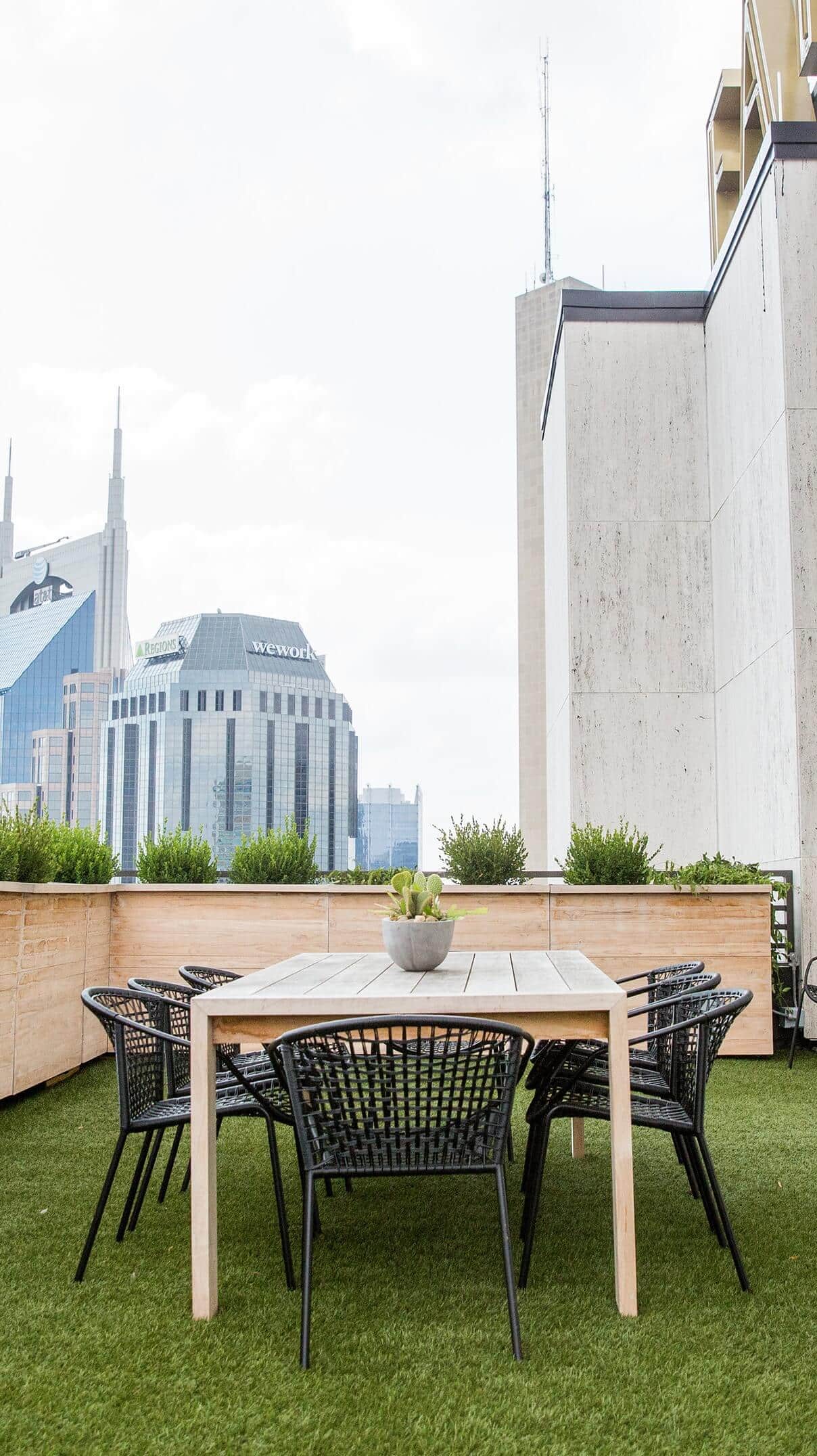 fairlane hotel outdoor rooftop dining