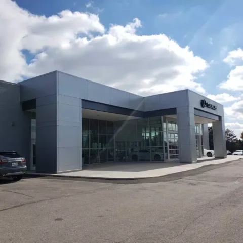 exterior of new lexus dealership in nashville