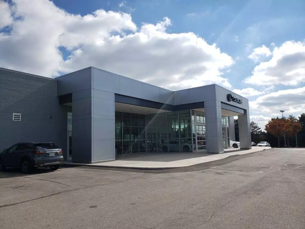 exterior of new lexus dealership in nashville