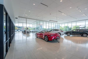 Lexus Cool Springs auto dealership showroom remodel