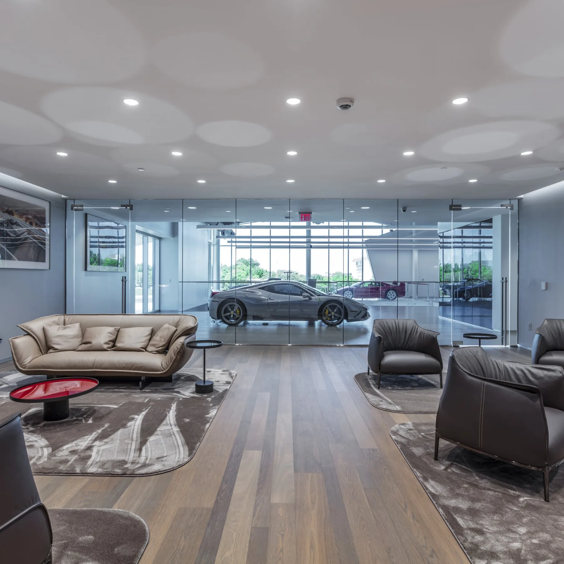 Ferrari auto dealership renovation