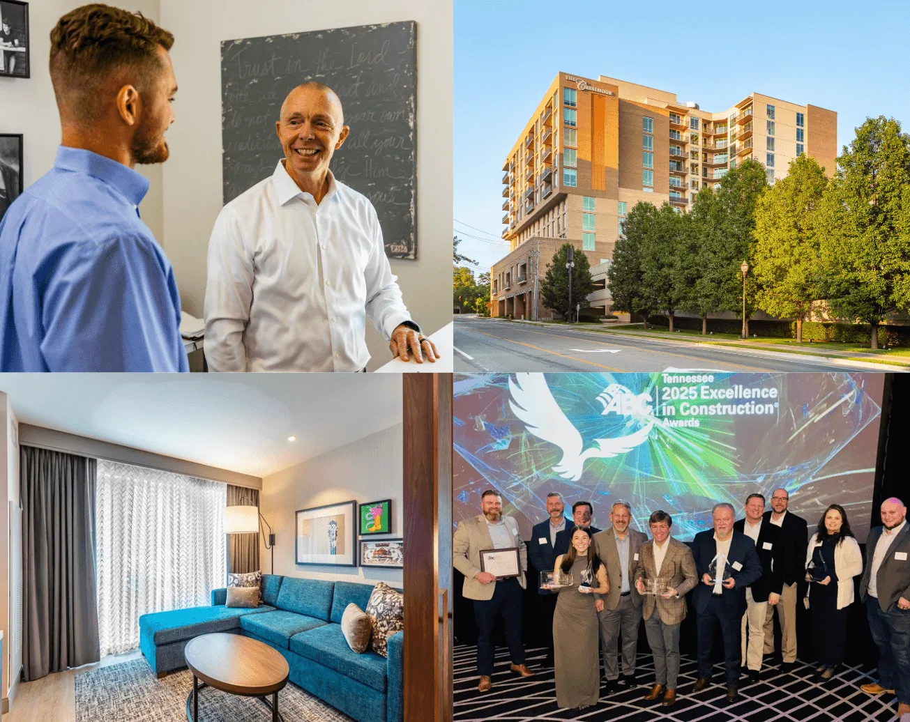 crain construction year in review photo collage