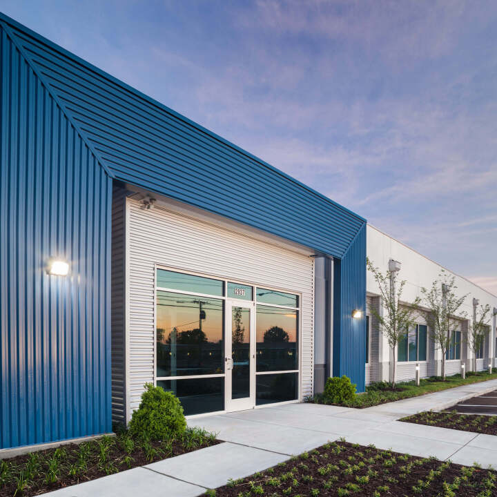 commercial building front entrance