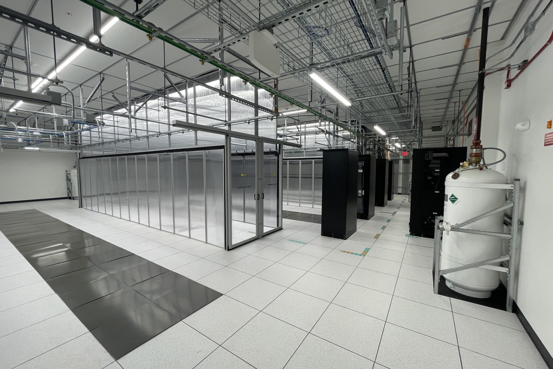 data center empty interior